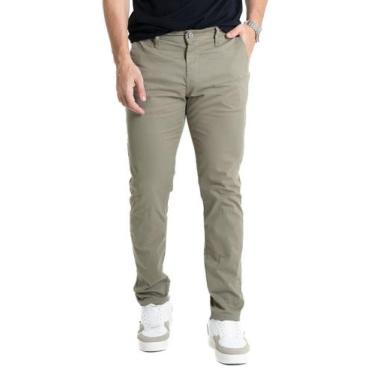Imagem de Calça Sarja Sawary Slim - 280829 - verde 44, Verde, 44