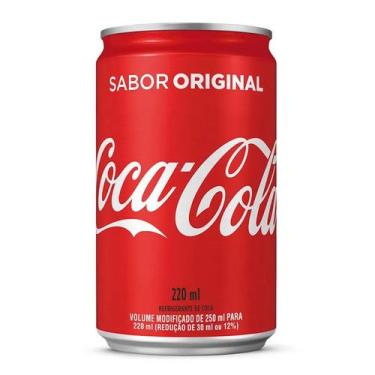 Imagem de Refrigerante Coca Cola Original Lata - 220ml - Coca-Cola, 6, Original