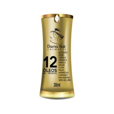 Imagem de Reparador de Pontas 12 Óleos Dama Hair Finalizador Capilar Profissiona