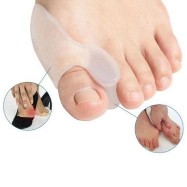 Imagem de Protetor Corretor Para Pé Joanetes de Silicone - Confortável e Reutili