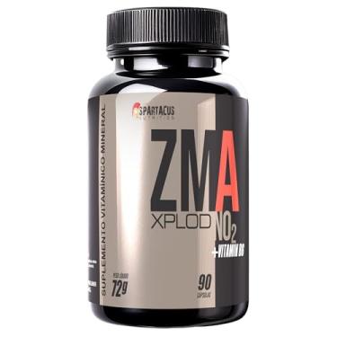 Imagem de ZMA NO2 XPLOD Magnésio Zinco Cálcio Vitamina B6 90 Cápsulas Suplemento Alimentar Vitamínico Mineral Adulto Não Contém Glúten