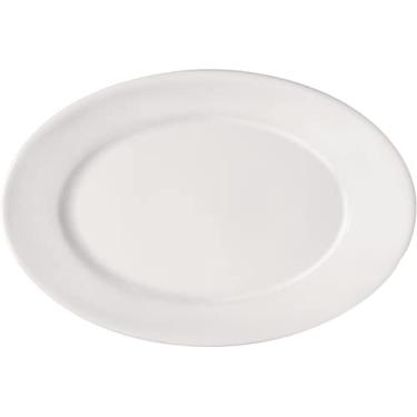 Imagem de Germer, Travessa oval em porcelana, modelo Bar/Hotel, refratária, Rasa G, Branco