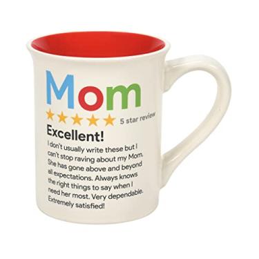 Imagem de Enesco Caneca Our Name is Mud 5 Star Review Mom, 11 cm, multicolorida, 473 ml