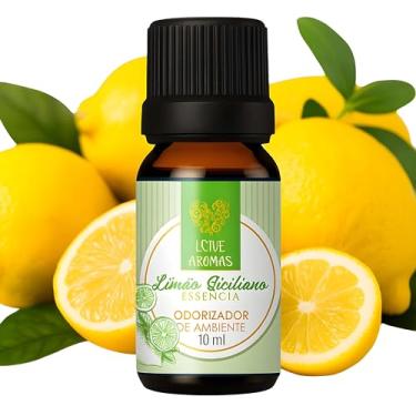 Imagem de Essência Aromatizante 10ml | Limão Siciliano | Odorizador Aromatizador de Ambientes, Aromaterapia Para Difusores Elétricos