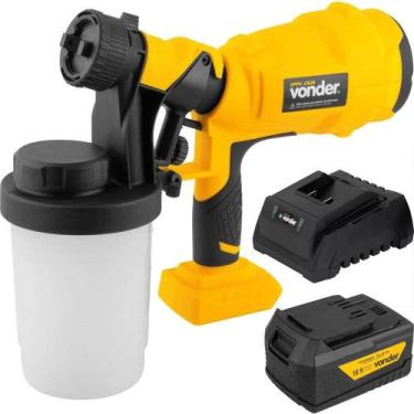 Imagem de Pistola de Pintura à Bateria 18v com Bateria e Carregador VONDER, Bivo