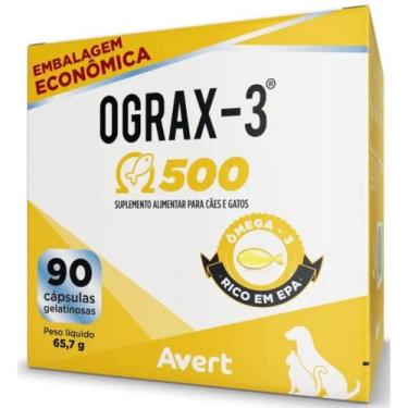 Imagem de Omega Ograx 500mg Avert com 90 Cápsulas