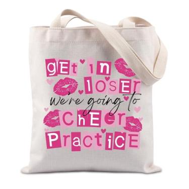 Imagem de Going to Cheer Practice Gift Cheer Sublimation Gift Cheer Practice Gift Cheer Gift Tote Bag, Bolsa para prática de torcida, big