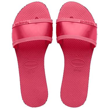Imagem de SANDALIAS HAVAIANAS YOU ANGRA CRYSTAL n° 37/38 ROSA VELUDO