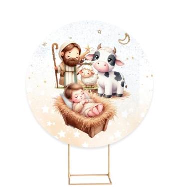 Imagem de Painel Festa Redondo 1,50m Natal (NAT182)