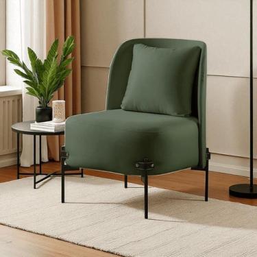 Imagem de Poltrona para Sala de Estar Madeira Maciça Aurora Luxo - Castellar Mób