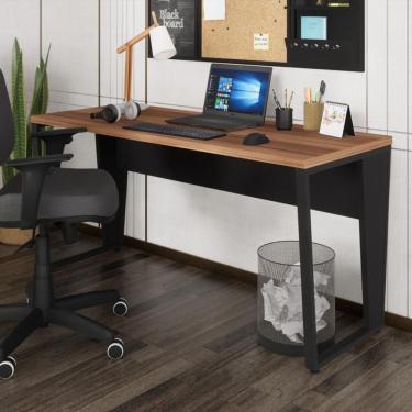 Imagem de Escrivaninha Mesa De Escritório 150cm Multimóveis Cr25329 Sevilha Preto