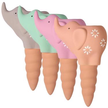 Imagem de KHZSPP 4 peças de dispositivos de irrigação automática de cerâmica, pontas de autorirrigação profissional pequenas, irrigador automático de plantas para acessórios de plantas internas e externas