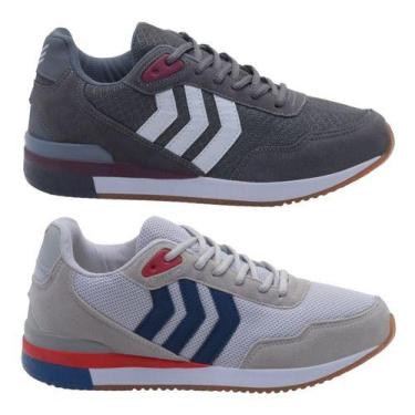 Imagem de Kit 2 Pares De Tenis Masculino Casual Lançamento Caminhada - Dix, 40, 