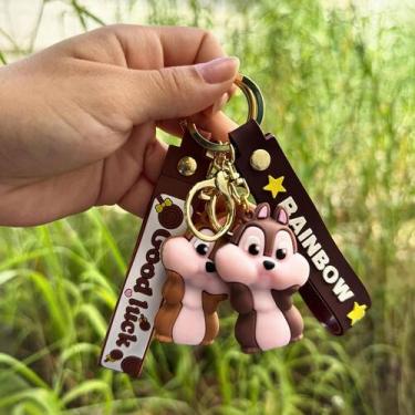 Imagem de Chaveiro De Borracha Esquilo Fofo Kawaii LKS-9116 - Luatek