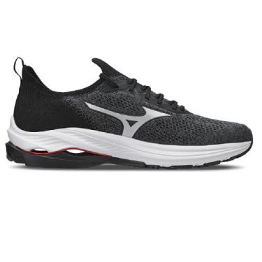 Imagem de Tenis mizuno wave zest masculino, Preto, Cinza, 43