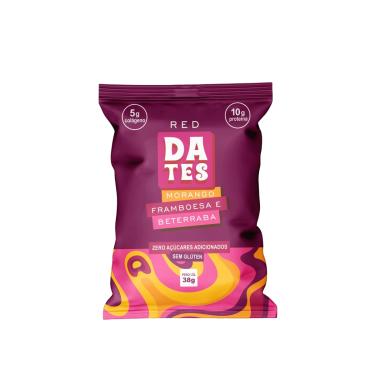 Imagem de Barra de Proteína Red Morango, Framboesa e Beterraba Sem Açúcar Let's Dates 38g