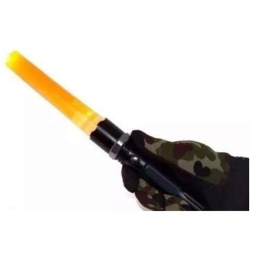 Imagem de Lanterna Swat Tatica Completa Pequena Zoom Ajustável com 2 Baterias