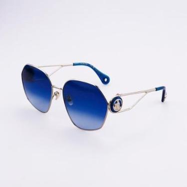 Imagem de Óculos de Sol Lanvin LNV127S Gold-Masculino