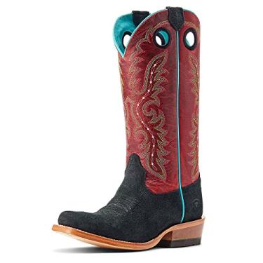 Imagem de ARIAT Bota feminina FutDeliveryDateBoon Country, Preto Roughout, 9.5