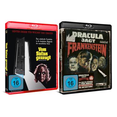 Imagem de DRACULA JAGT FRANKENSTEIN + VOM SATAN PUT - Limited "Horror Bundle" - 2 BLU-RAY Set - UNCUT!