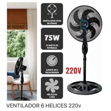 Imagem de Ventilador de Coluna 103cm-130cm ajuste de altura livremente, ventilador de pé 110v/220v(220V)