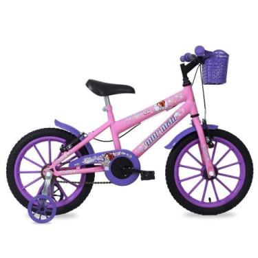 Imagem de Bicicleta Aro 16 Mormaii Sweet Girl MTB 1V V-Brake, Rosa