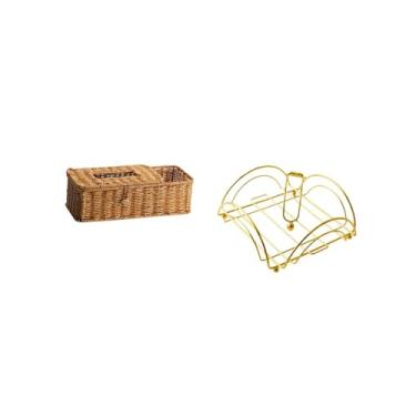 Imagem de Fenteer Solução de Armazenamento de Caixa de Guardanapos para Papel Higiênico com Controle Remoto E Organização de Mesa com Dispensador de Braço com Peso para