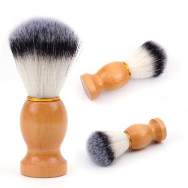 Imagem de Escova de barbear de luxo para homens, uso molhado, sabonete cremoso, super forte, escovas de barbear com cerdas que não caem