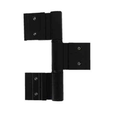 Imagem de DOBRADICA ENCAIXE LINHA GOLD TRIPLA DOB-828 PORTA LATERAL PRETO