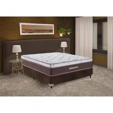Imagem de Cama Box E Colchão Sleep King – Casal (138x188) - Ortobom