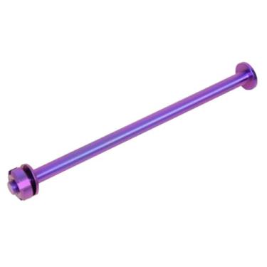 Imagem de Eixo central de titânio com porca para Surron Light Bee X/S, Segway X160/X260 – Acessórios de atualização para motocicletas off-road Dirt Bike, peças Sur-ron roxas