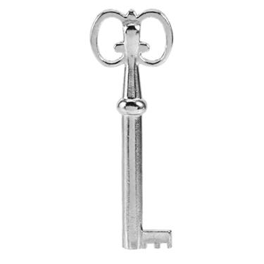 Imagem de Sonew Chave de Trava Clássica Antiga para a Porta do Armário do Armário de Gavetas, Design de Portão, Design retrô Com Chave de Esquerda/direita, Compacta e Flexível