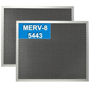 Imagem de beaufan 2 pacotes de filtro desumidificador MERV 8 5443 compatível com desumidificadores de toda a casa, modelos 1830, 1850, 1852, substituição para modelos de ventilação 8191, 8192