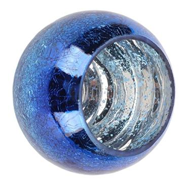 Imagem de ZJchao Porta-Velas de Vidro, Porta-Velas para chá, Votivas, para chá, Vidro Com Material de para Decoração de Mesa, Decoração de Velas, de Prateleira e Muito Mais (Gradiente Azul)