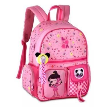 Imagem de Mochila De Costas Luluca Infantil Pandinha Meninas Escolar - Clio Styl