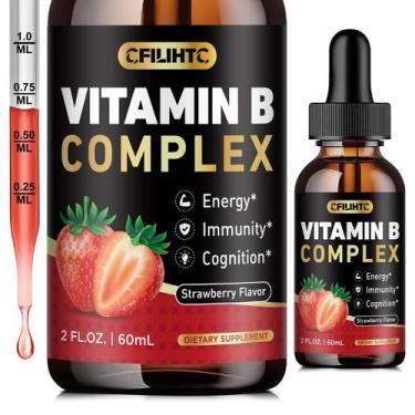 Imagem de Gotas do complexo de vitamina B CFILHTC Metil B12 Morango 60ml - CFILI