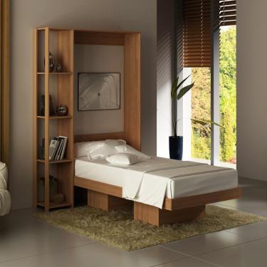 Imagem de Cama Articulada Solteiro Colchão 88 X 188 Cm Cr35033 Amendoa