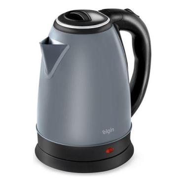 Imagem de Chaleira Inox Cinza 1,8L Jarra Sem Fio Desligamento Automático 1.500W 