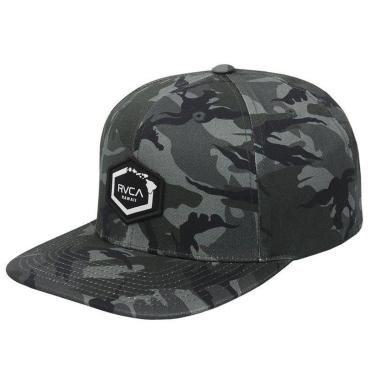 Imagem de Boné RVCA Island Hex Snapback Black Camo-Unissex