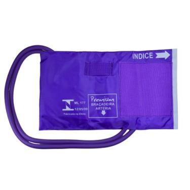 Imagem de Braçadeira Bracadeira Adulto Com Manguito Para Aparelho De Pressão Pre