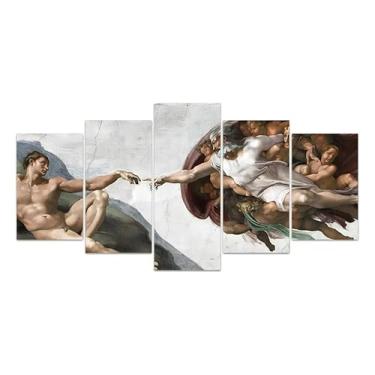 Imagem de Quadros Decorativos: A Criação De Michelangelo - Explore A Beleza E A Profundidade Da Arte Renascentista Com Reproduções Que Trazem Para Sua Casa A Genialidade Do Mestre Michelangelo