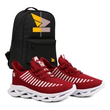 Imagem de Kit Tenis Masculino Esporte Academia Corrida Treino +mochila - Oldsen,