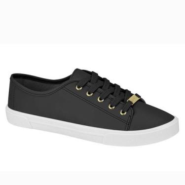 Imagem de Tênis Moleca Feminino Casual Conforto e Estilo, Preto, 36