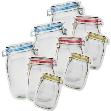 Imagem de 3 Organizadores Sacos Térmicos Zip Lock Ecobag Kit 10 Un