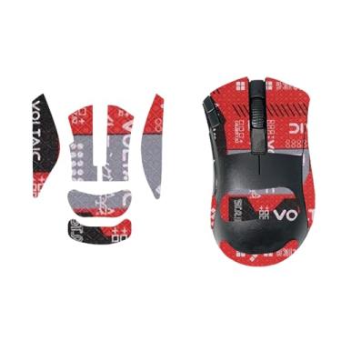 Imagem de NOUKAJU Fita de aderência de mouse cobertura total para Razer DeathAdder V2 X HyperSpeed, fita antiderrapante para mouse, kit de atualização de mouse profissional pré-cortado resistente ao suor