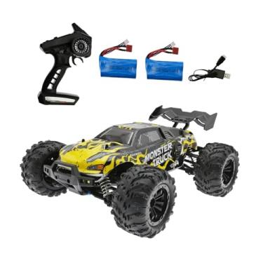 Imagem de YIJU Carro de controle remoto em escala 1:16, brinquedo de corrida de alta velocidade 4WD para festas, carro RC off-road 4WD para corridas em estradas de, 2 Potência