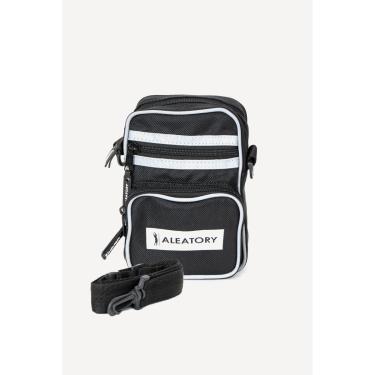 Imagem de Bolsa Transversal Aleatory Refletivo Preto-Masculino