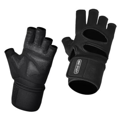 Imagem de menolana Luvas de treino para levantamento de peso, confortáveis ​​e com proteção para as mãos, ideais para corrida, academia, treinamento e, S