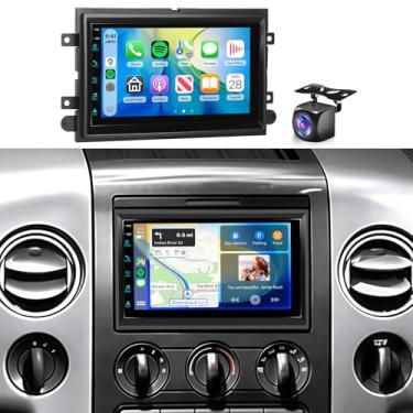 Imagem de Rádio DSP 2G + 64G para Ford F150 F250 F350 Fusion Edge Explorer Expedition Car Stereo, Carplay Android Auto sem fio, tela sensível ao toque IPS 1080P de 7 polegadas, EQ, GPS, 26UIs, 5.0Bluetooth, FM
