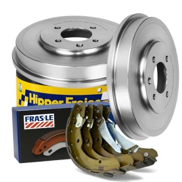 Imagem de Par Tambores HF65C + Sapatas VW/280-CPA Compatível com Saveiro G5 2010 a 2013 Freio Traseiro